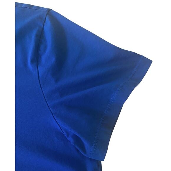 Calvin Klein Shirt Men’s Med Short Sleeve Liquid Touch Casual Crew Poseidon Blue - Picture 4 of 16